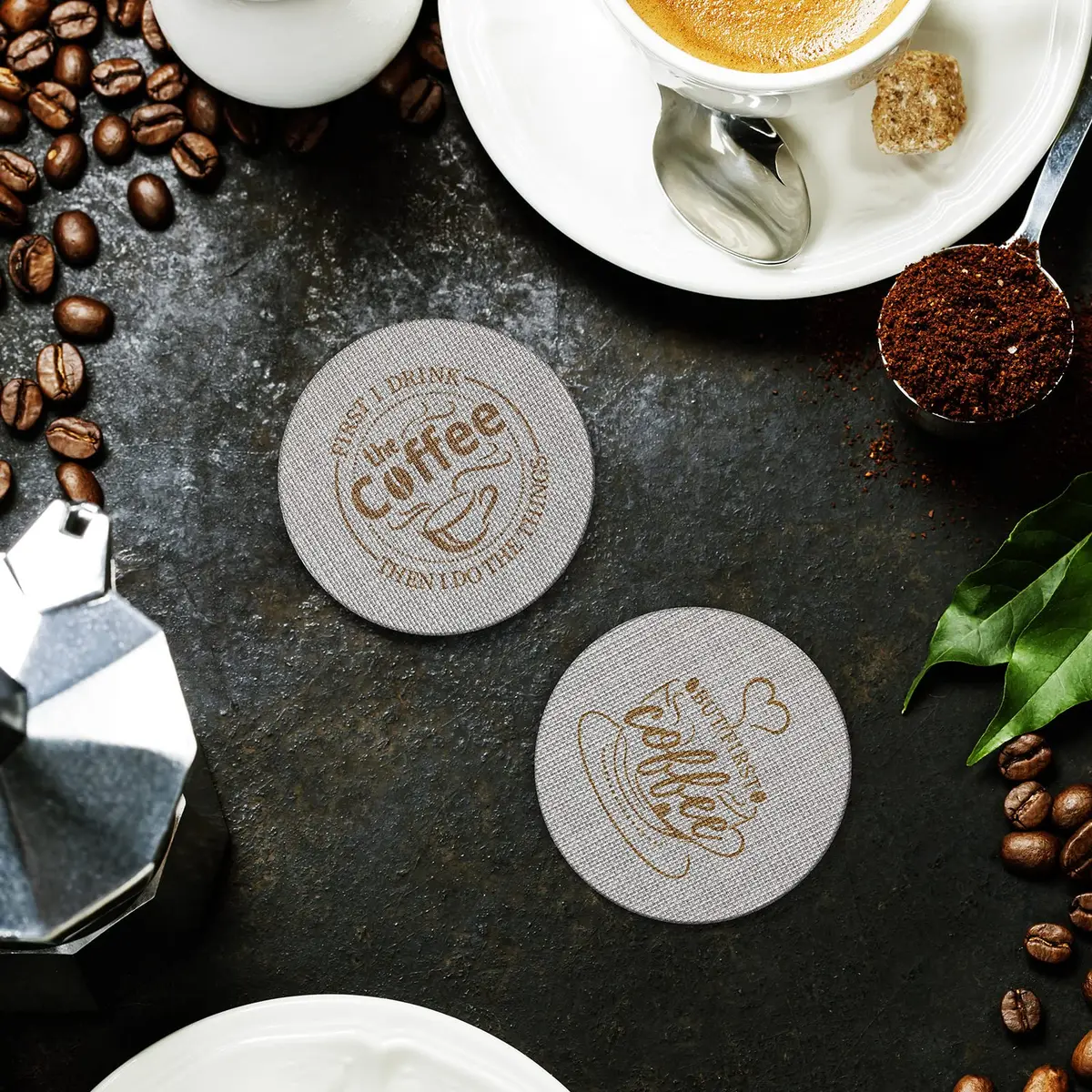 Yaomiao 58.5mm Espresso Puck Screen 1.7mm Thickness 150μm Mesh | 2-Pack Stainless Steel Reusable Coffee Filter - view 7