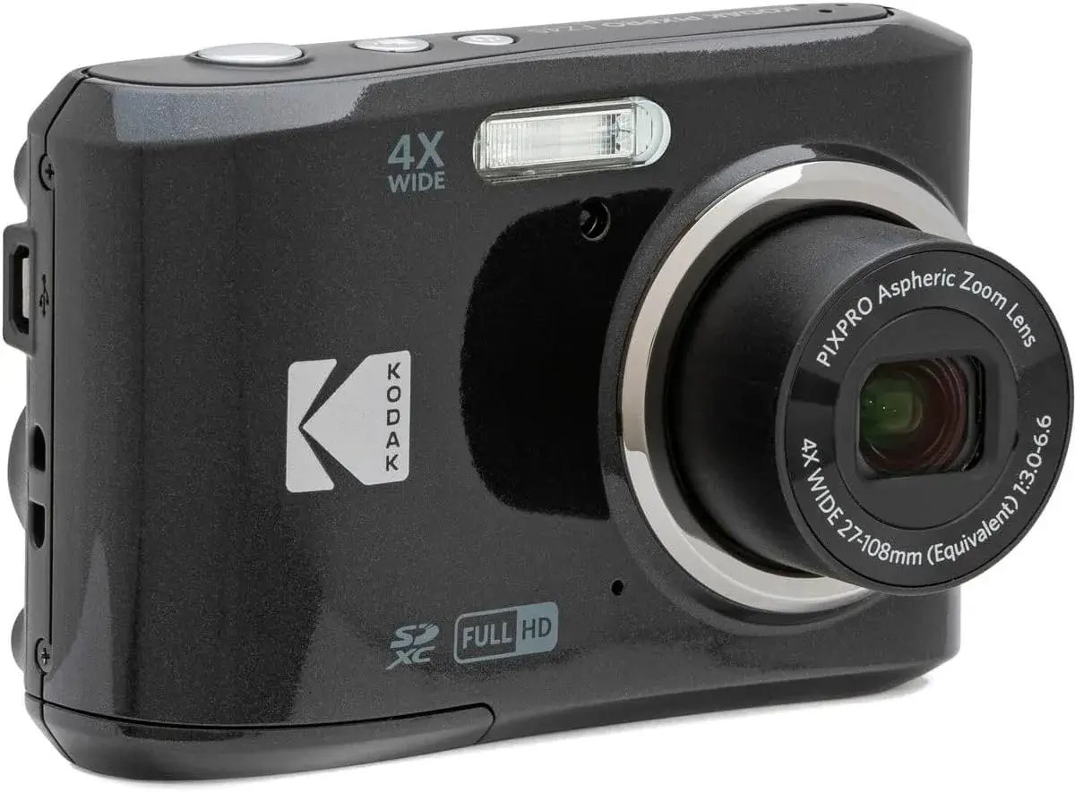 KODAK PIXPRO FZ45 Digital Camera 16MP 4x Optical Zoom 27mm Wide Angle 1080p HD Video 32GB Card Bundle | Beginner-Friendly Point-and-Shoot - view 3