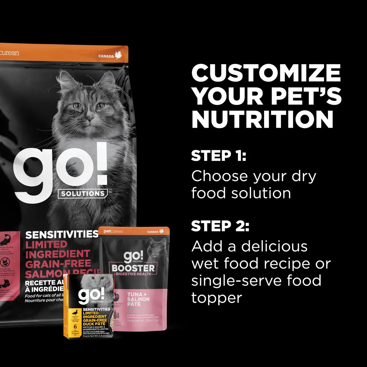 Go! Solutions Sensitivities Limited Ingredient Salmon Dry Cat Food, 12 lb | Grain-Free & Sensitive Stomach Support - view 8