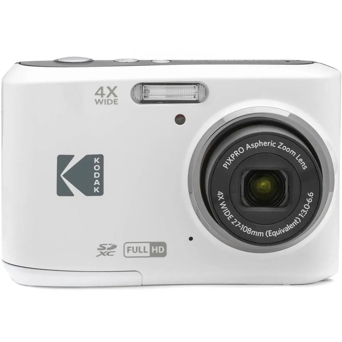 KODAK PIXPRO FZ45 Digital Camera White 16MP 4x Optical Zoom | Easy Point-and-Shoot for Everyday Memories - view 3