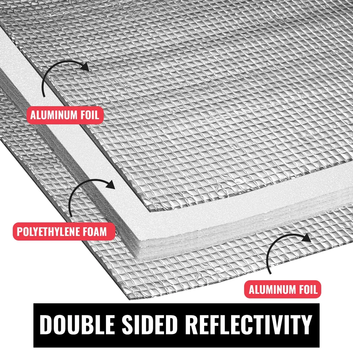 SEALTECH Reflective Insulation Roll 36" X 20' | Premium Foam Core Radiant Barrier for Energy Conservation - view 5