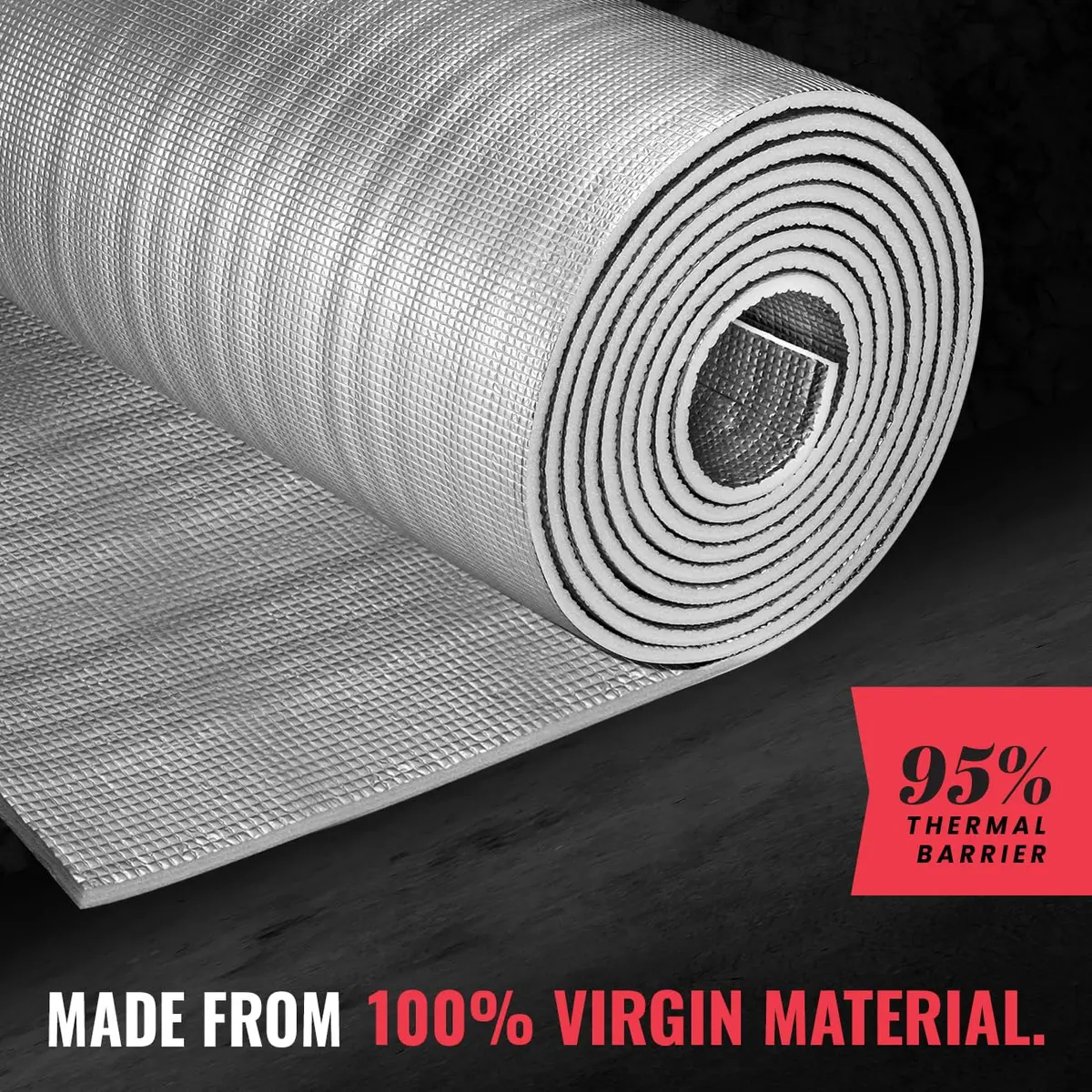 SEALTECH Reflective Insulation Roll 36" X 20' | Premium Foam Core Radiant Barrier for Energy Conservation - view 2