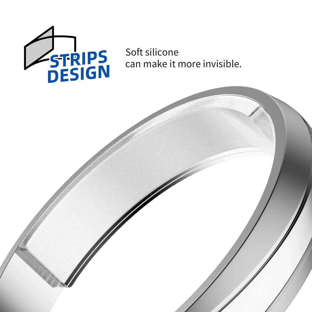 ELETIUO Invisible Ring Size Adjuster for Loose Rings, 234 Pcs Transparent Silicone | Fits Rings 3-10mm Wide - view 3