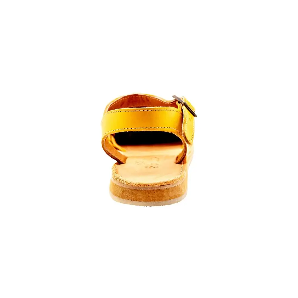 Sbicca Women's Acapulco Sandal, Mustard - 11 | Handwoven Leather Wedge with EVA - view 6