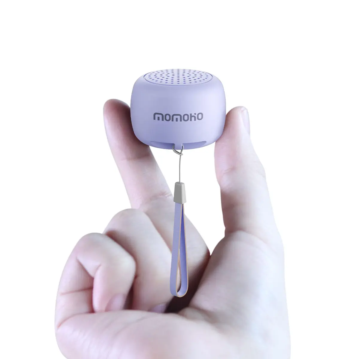 MOMOHO Mini Bluetooth Speaker Wireless, Tiny Small Speaker with Built-in Mic & TWS Pairing, Portable for Indoor/Outdoor/Travel/Gifts (Purple) - main product image