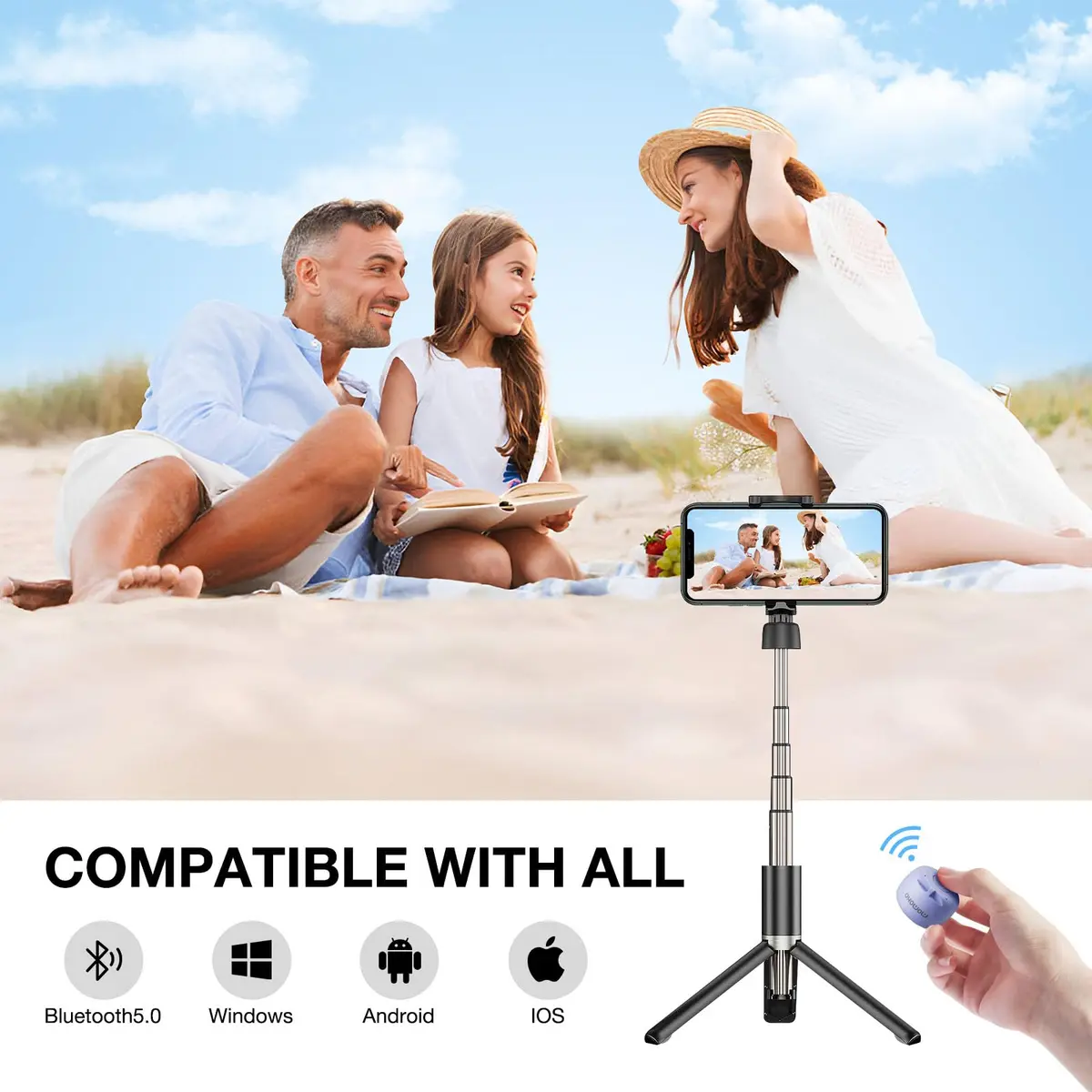 MOMOHO Mini Bluetooth Speaker Wireless, Tiny Small Speaker with Built-in Mic & TWS Pairing, Portable for Indoor/Outdoor/Travel/Gifts (Purple) - view 2