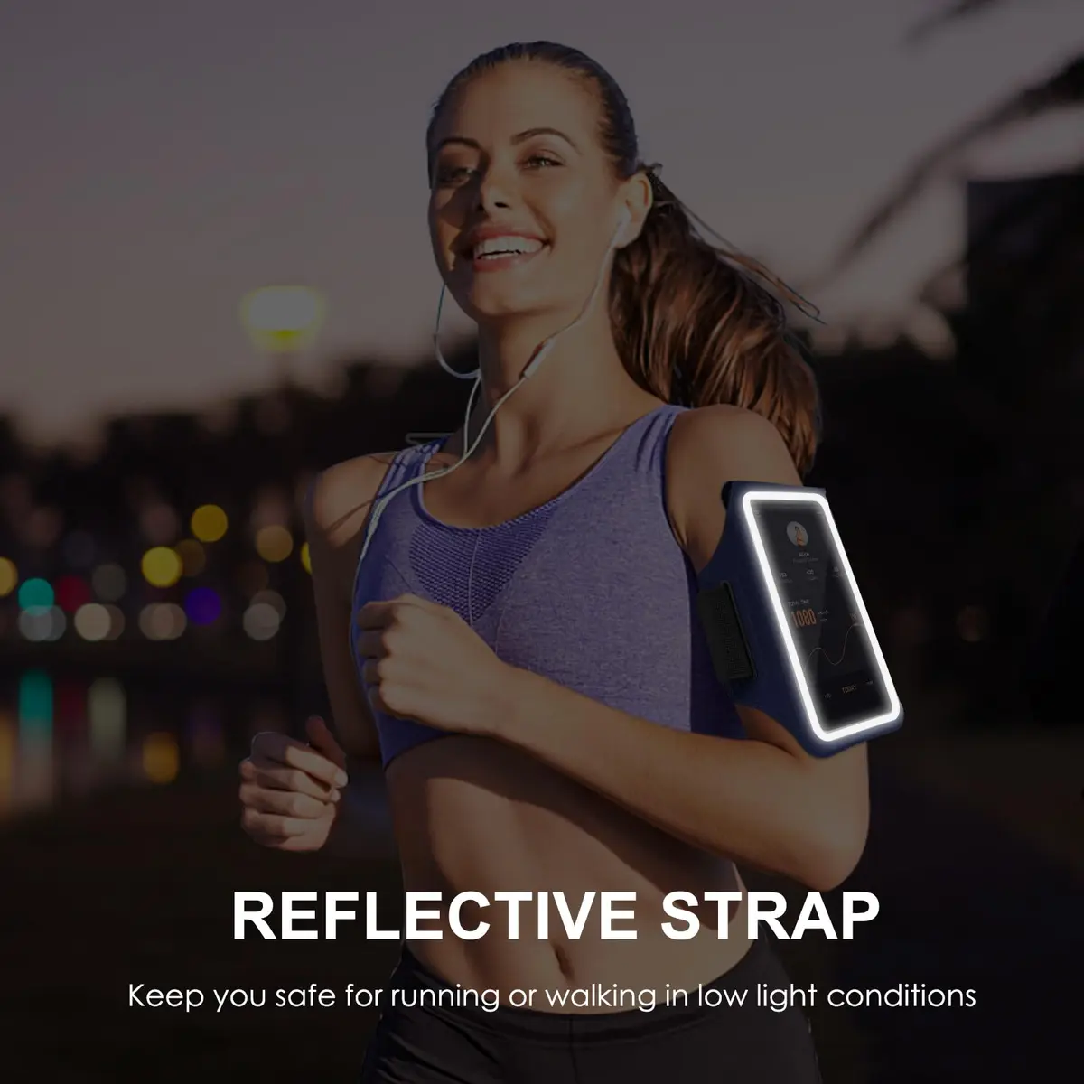 Guzack Running Armband with Key Pockets & Card Slot | Fits Phones Up to 6.9" - view 7