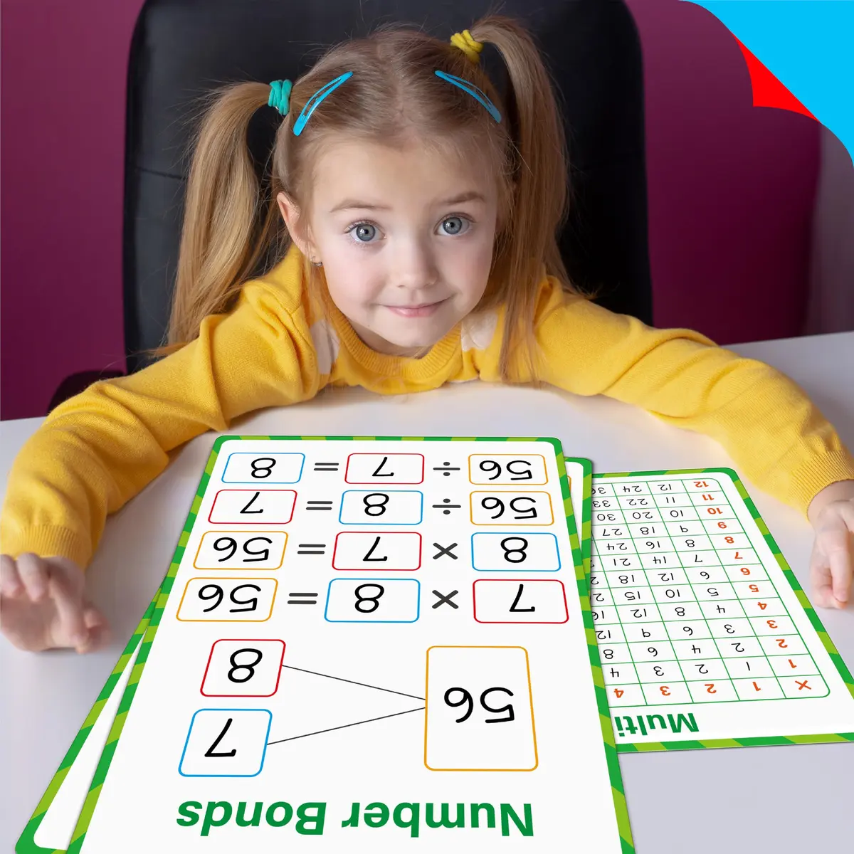 SpriteGru White Writing Board 12” x 9” | Double Sided Math Whiteboard for Kids & Students - view 5
