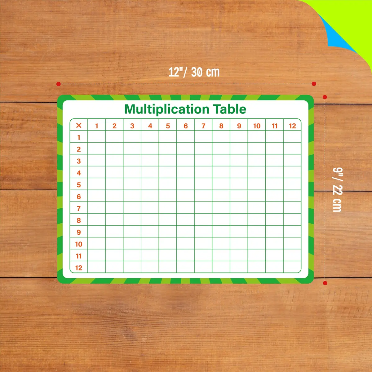 SpriteGru White Writing Board 12” x 9” | Double Sided Math Whiteboard for Kids & Students - view 3