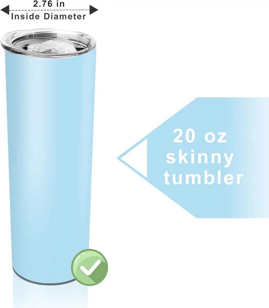 YiePhiot 20 oz Tumbler Replacement Lids | BPA-Free, Dishwasher Safe, Fits 2.76in Cup Mouth - view 2