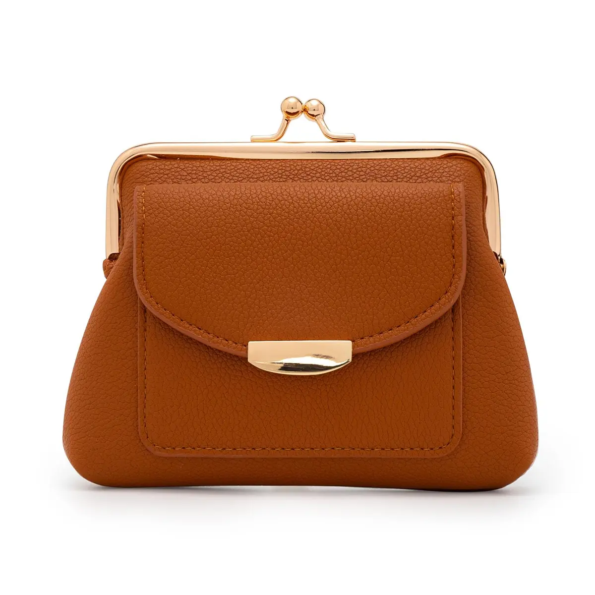 Lavogel Coin Purses with Credit Card Slot Vintage Kiss Lock Change Pouch for Women - main product image