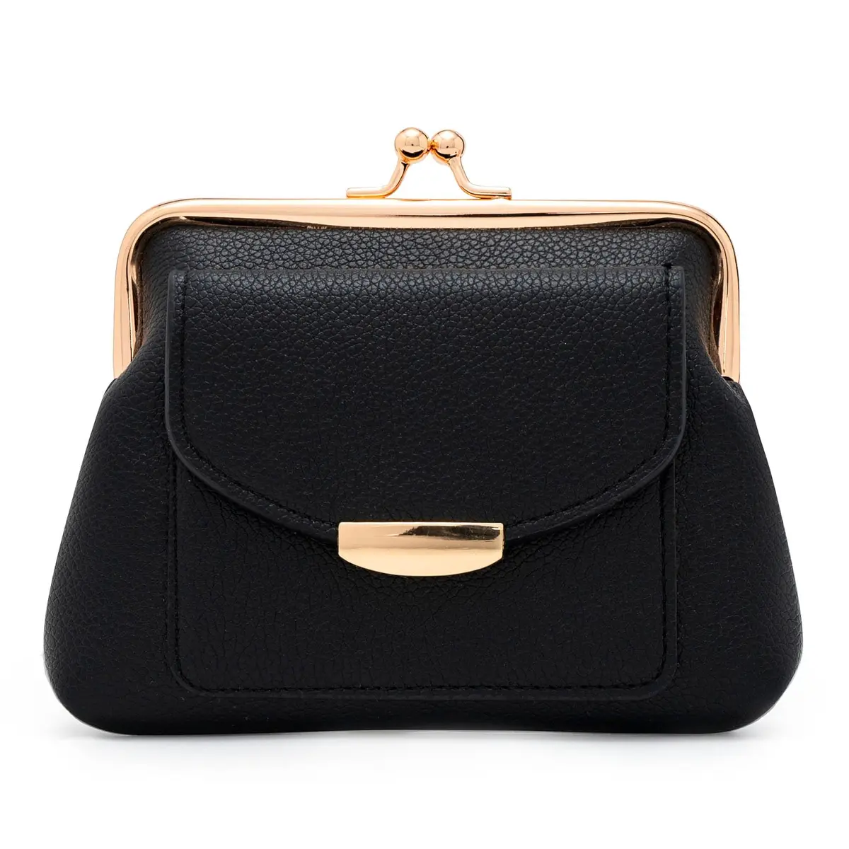 Lavogel Coin Purses with Credit Card Slot Kiss Lock Change Pouch for Women | Vintage Small Wallet - main product image