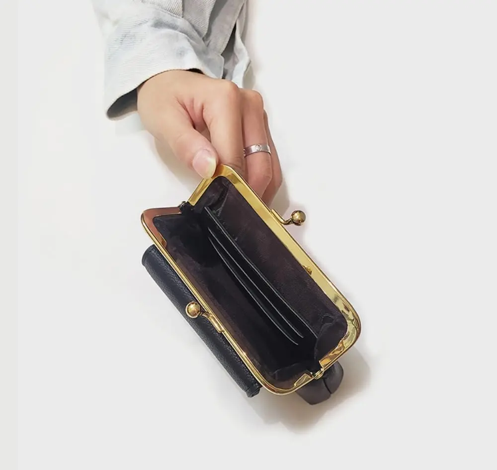 Lavogel Coin Purses with Credit Card Slot Kiss Lock Change Pouch for Women | Vintage Small Wallet - view 3