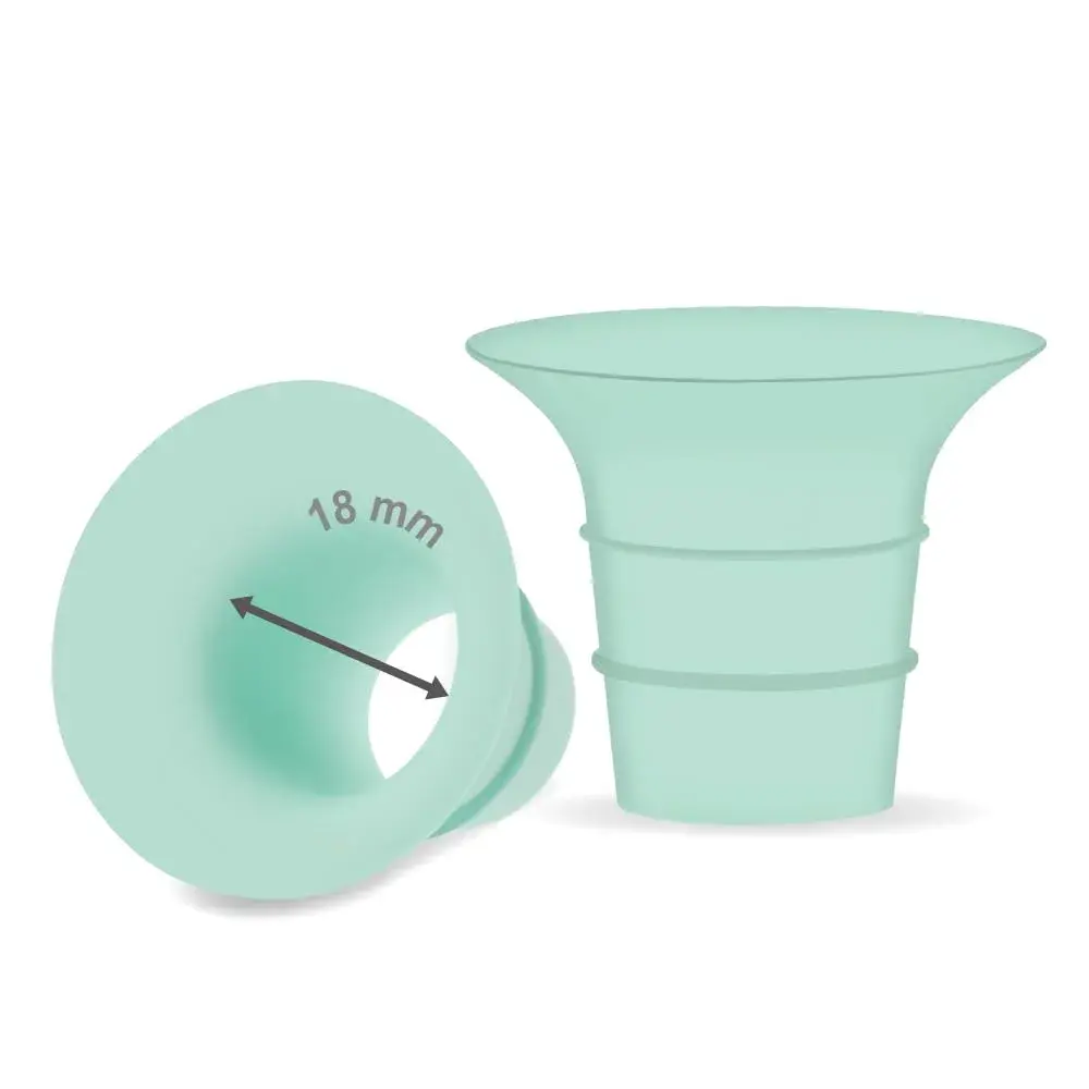 Maymom 18mm Flange Insert for Elvie Stride & Single/Double Electric Cups | Reduces 24mm to 18mm - main product image