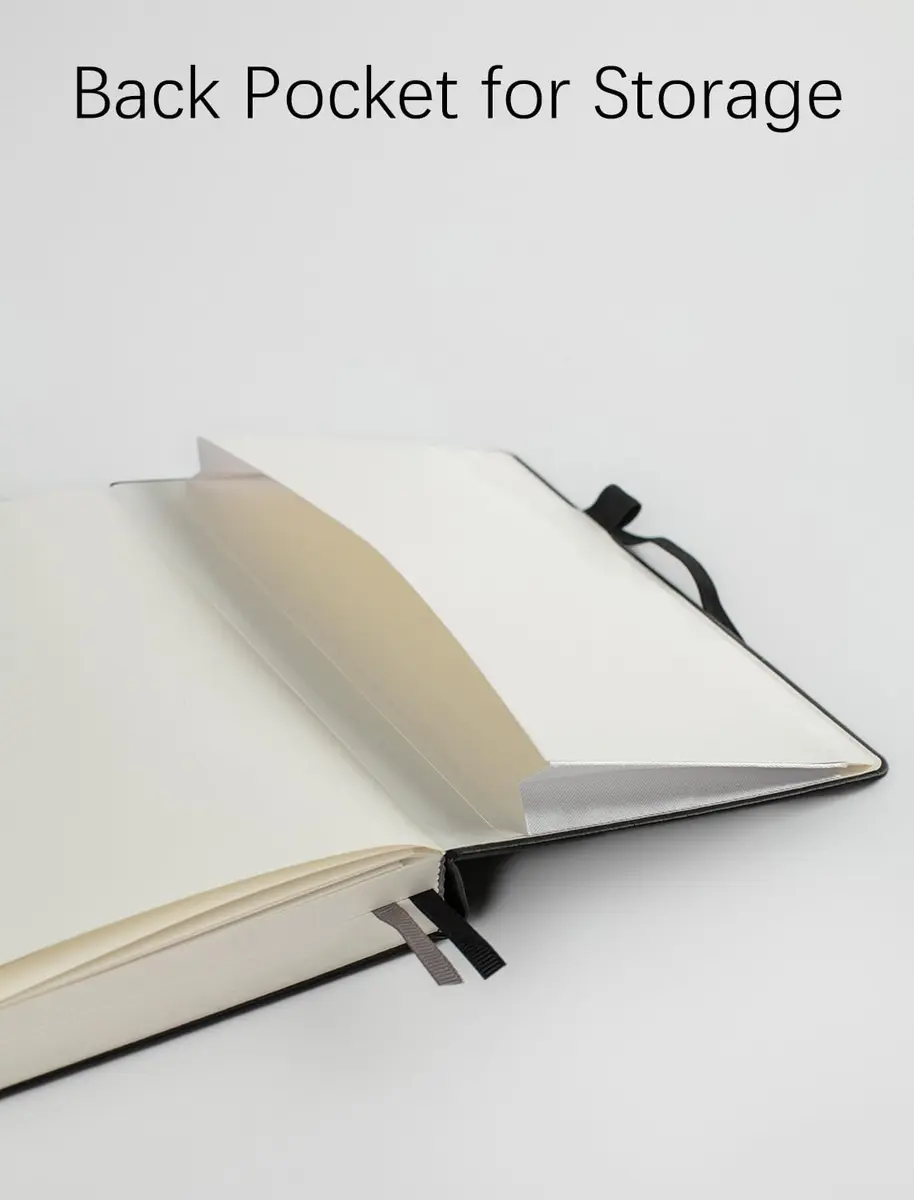 VOLINOTE Thick College Ruled Notebook with 366 Pages | A5 Leather Hardcover for Writing & Office Use - view 5