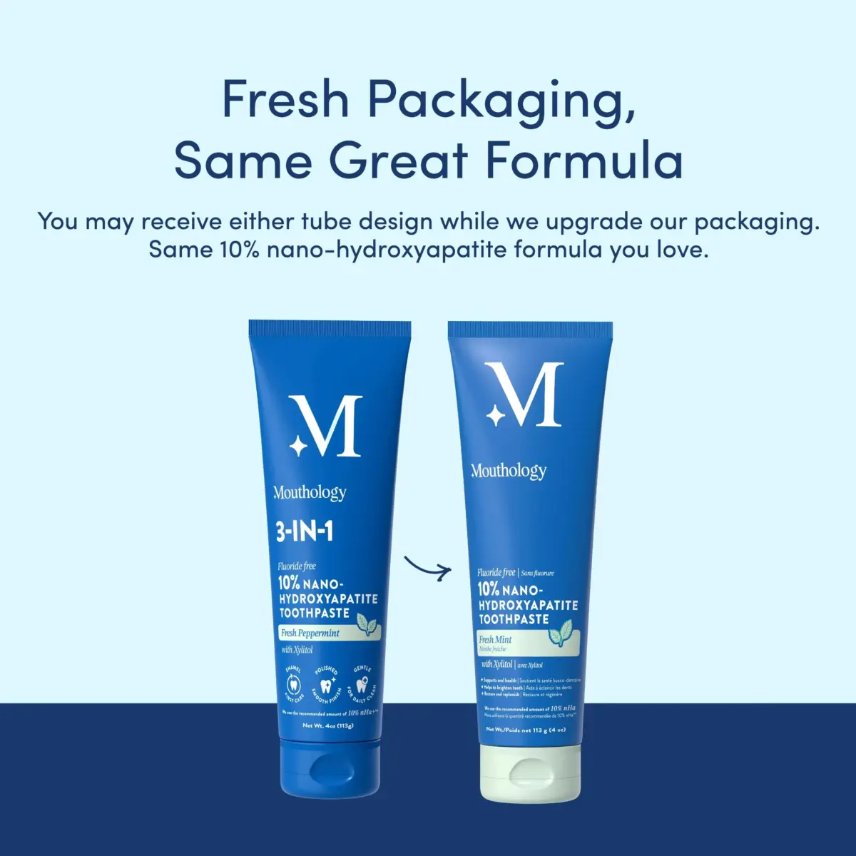 Mouthology 10% Nano Hydroxyapatite Toothpaste Fluoride Free Mint 118ml (4oz) | Enamel Care & Sensitive Teeth - view 2