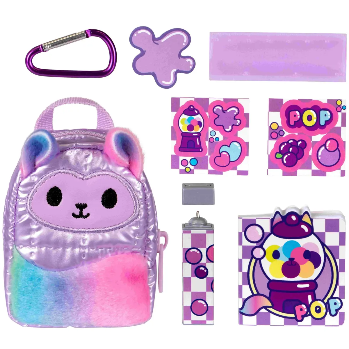 REAL LITTLES Scented Surprise Micro Backpacks 6-Pack | Food Themed with 5 Scented Stationery Surprises Each - view 6