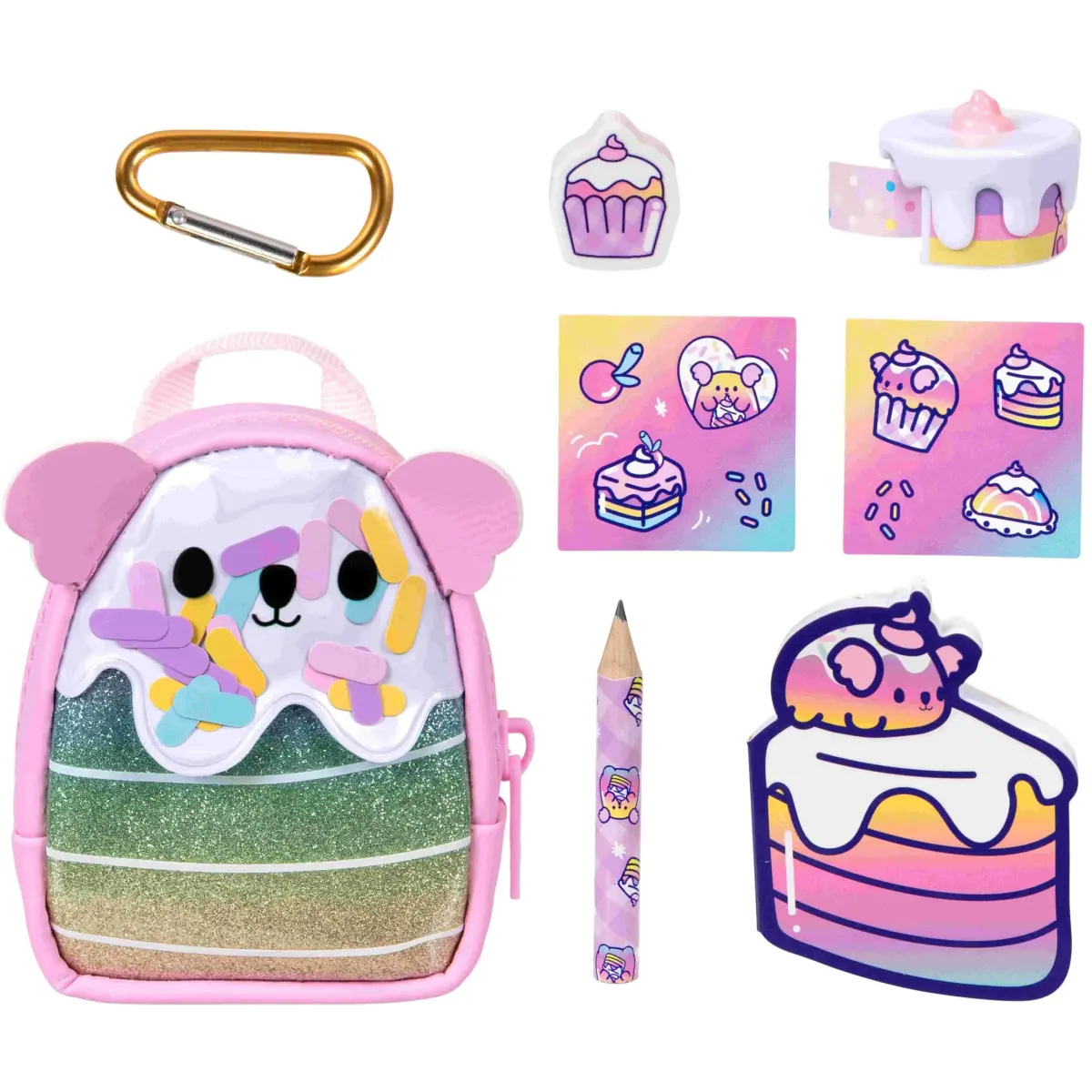 REAL LITTLES Scented Surprise Micro Backpacks 6-Pack | Food Themed with 5 Scented Stationery Surprises Each - view 7