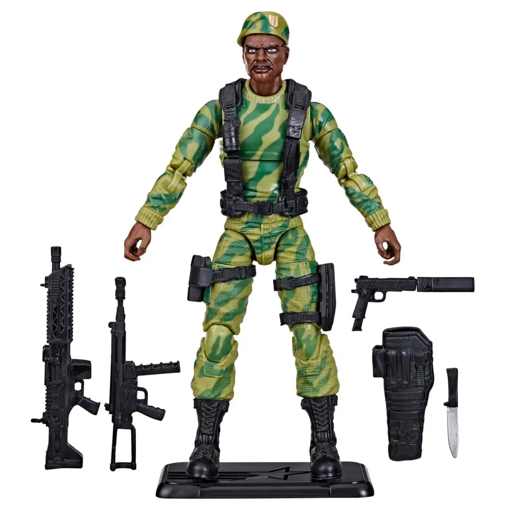 G.I. Joe Classified Series Retro Cardback SGT. Stalker, Collectible 6 Inch Action Figure with 8 Accessories - view 3