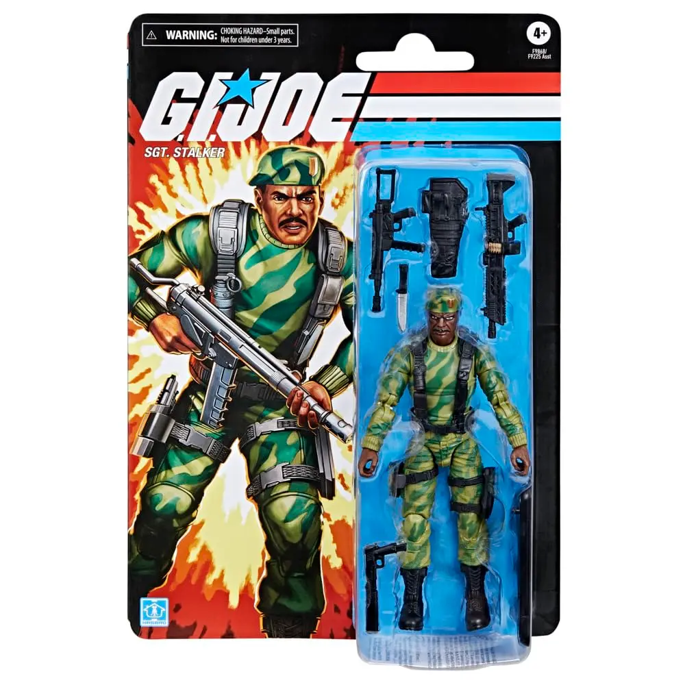 G.I. Joe Classified Series Retro Cardback SGT. Stalker, Collectible 6 Inch Action Figure with 8 Accessories - view 4