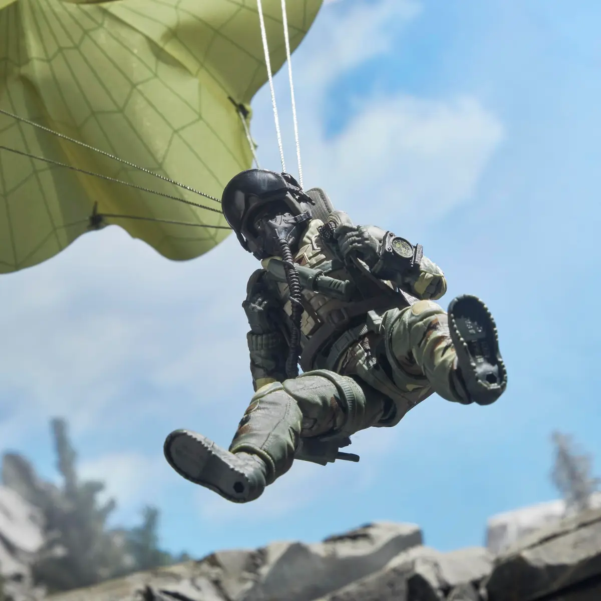 G.I. Joe Classified Series 60th Anniversary Action Pilot - Halo (High Altitude Low Opening) Jumper, 6 Inch Action Figure with Parachute & Accessories | Collectible 6-inch Toy - view 5