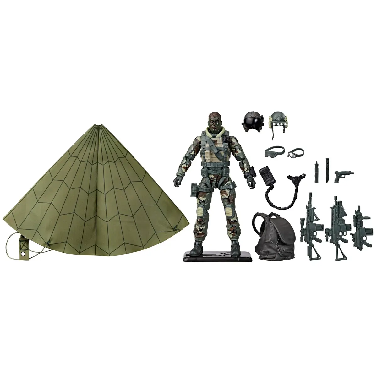 G.I. Joe Classified Series 60th Anniversary Action Pilot - Halo (High Altitude Low Opening) Jumper, 6 Inch Action Figure with Parachute & Accessories | Collectible 6-inch Toy - main product image