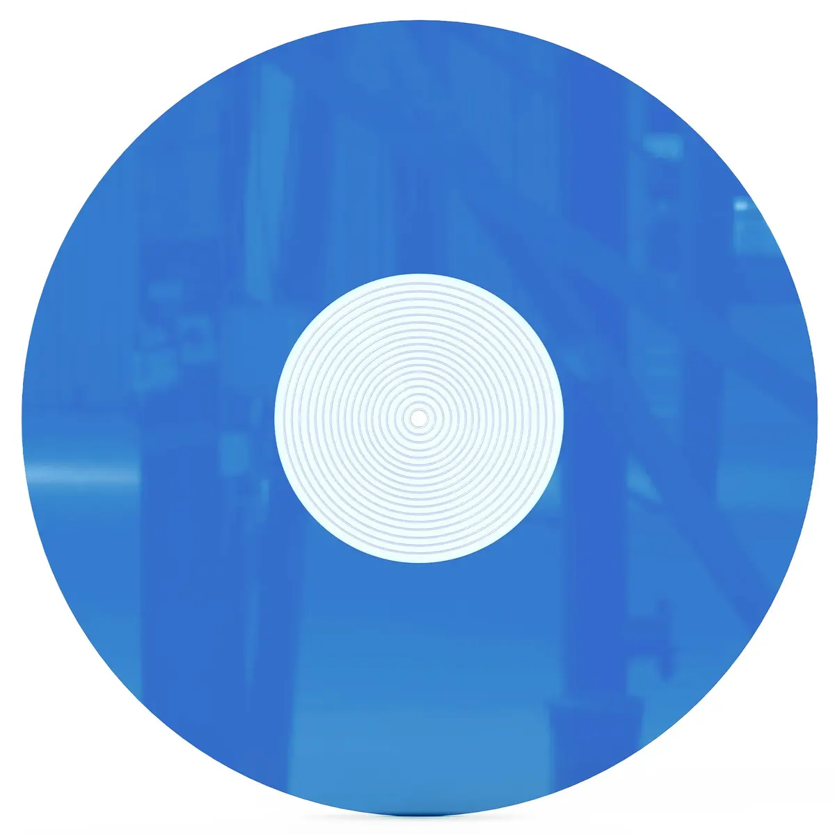 PRO SPIN Blue Acrylic Turntable Mat | 12" Vinyl Slipmat for Vintage Record Player | Anti-Static, Tighter Bass, Modern Style - view 9