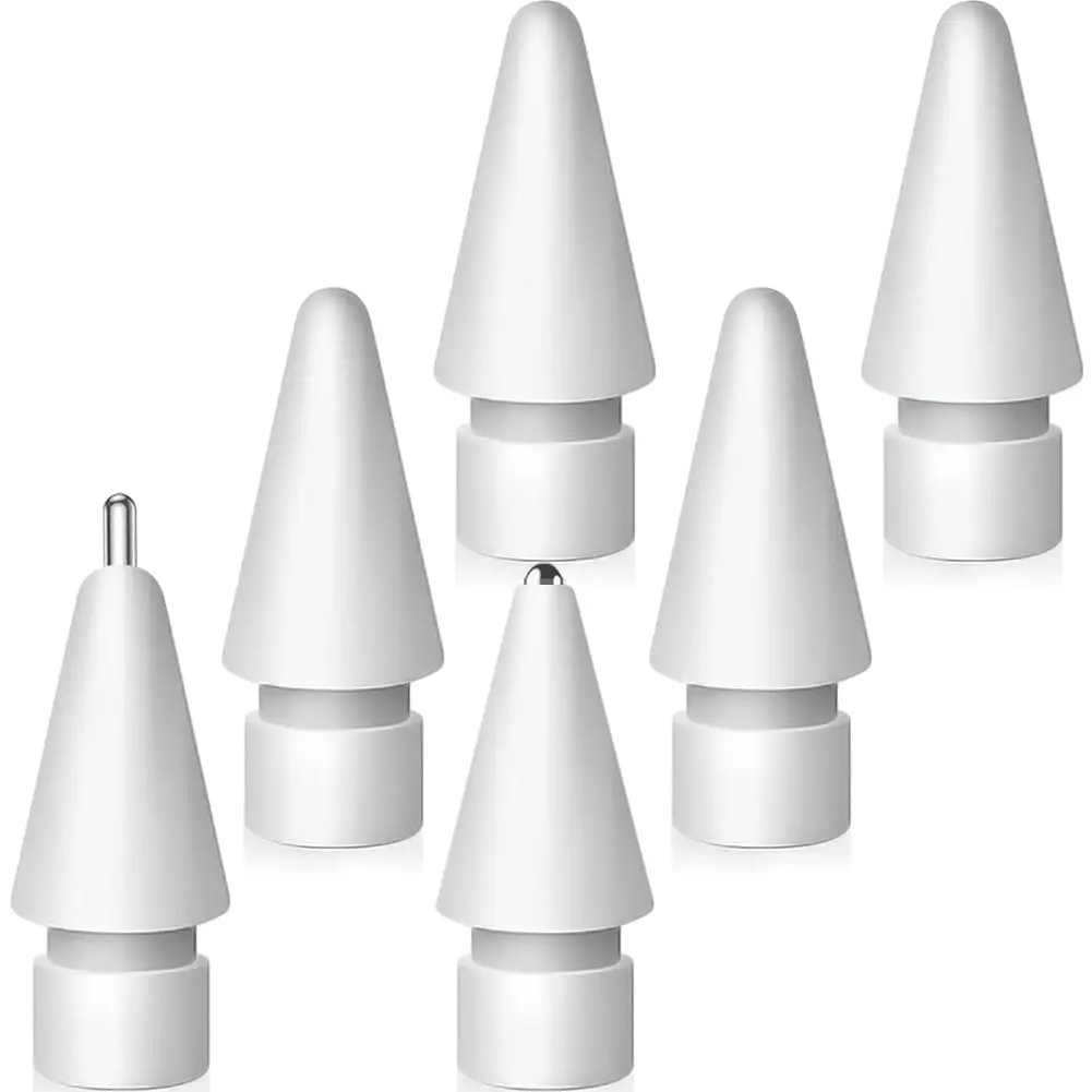SIXFU Replacement Tips for Apple Pencil, Mix Precise Control Tips Set for Apple Pencil 2nd Gen/1st Gen/USB C | 6 Pack - main product image