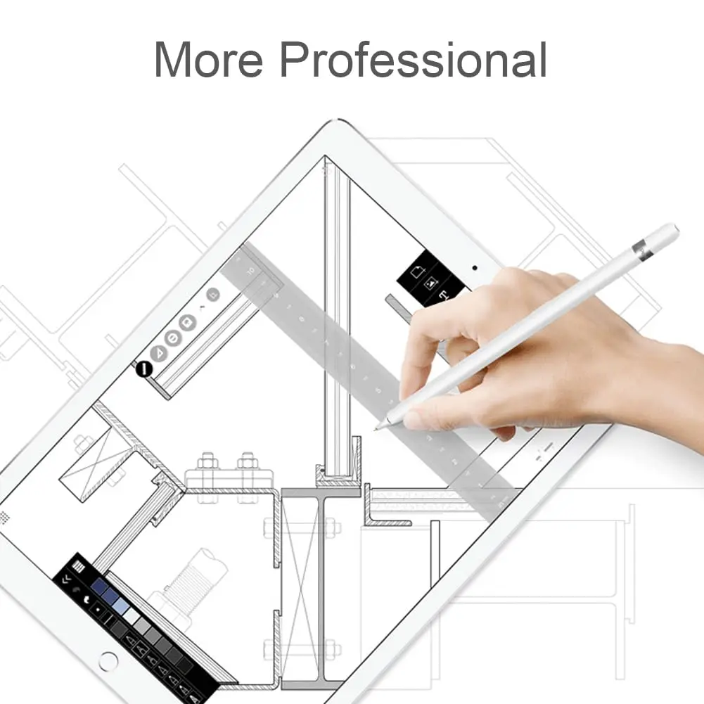 SIXFU Replacement Tips for Apple Pencil, Mix Precise Control Tips Set for Apple Pencil 2nd Gen/1st Gen/USB C | 6 Pack - view 6