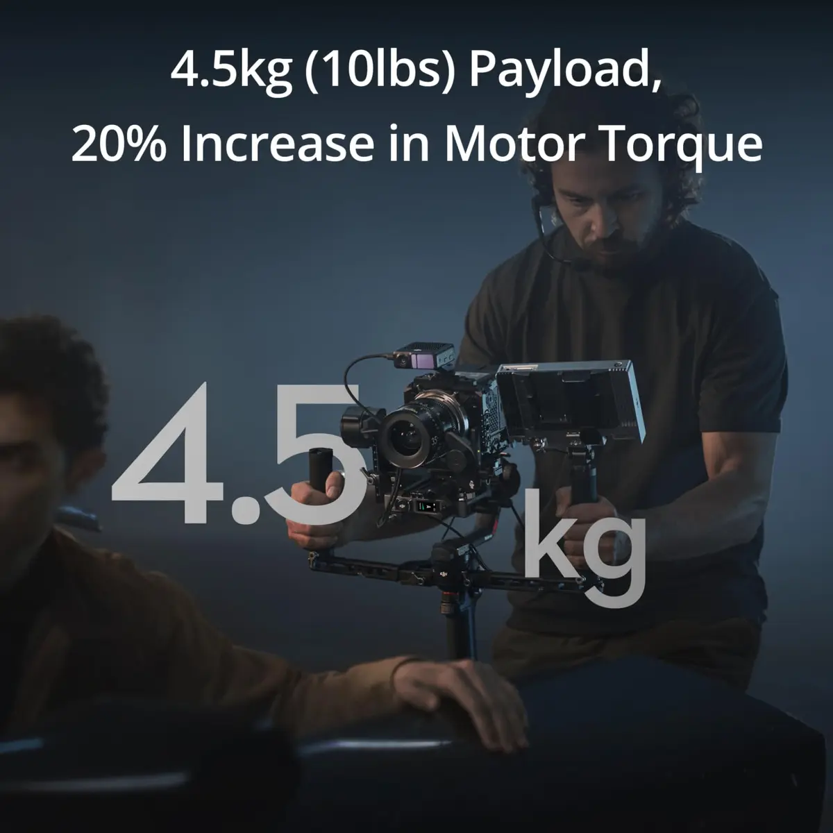 DJI RS 4 Pro Combo Gimbal Stabilizer for DSLR & Cinema Cameras | 4.5kg Payload, Vertical & Horizontal Shooting - view 3