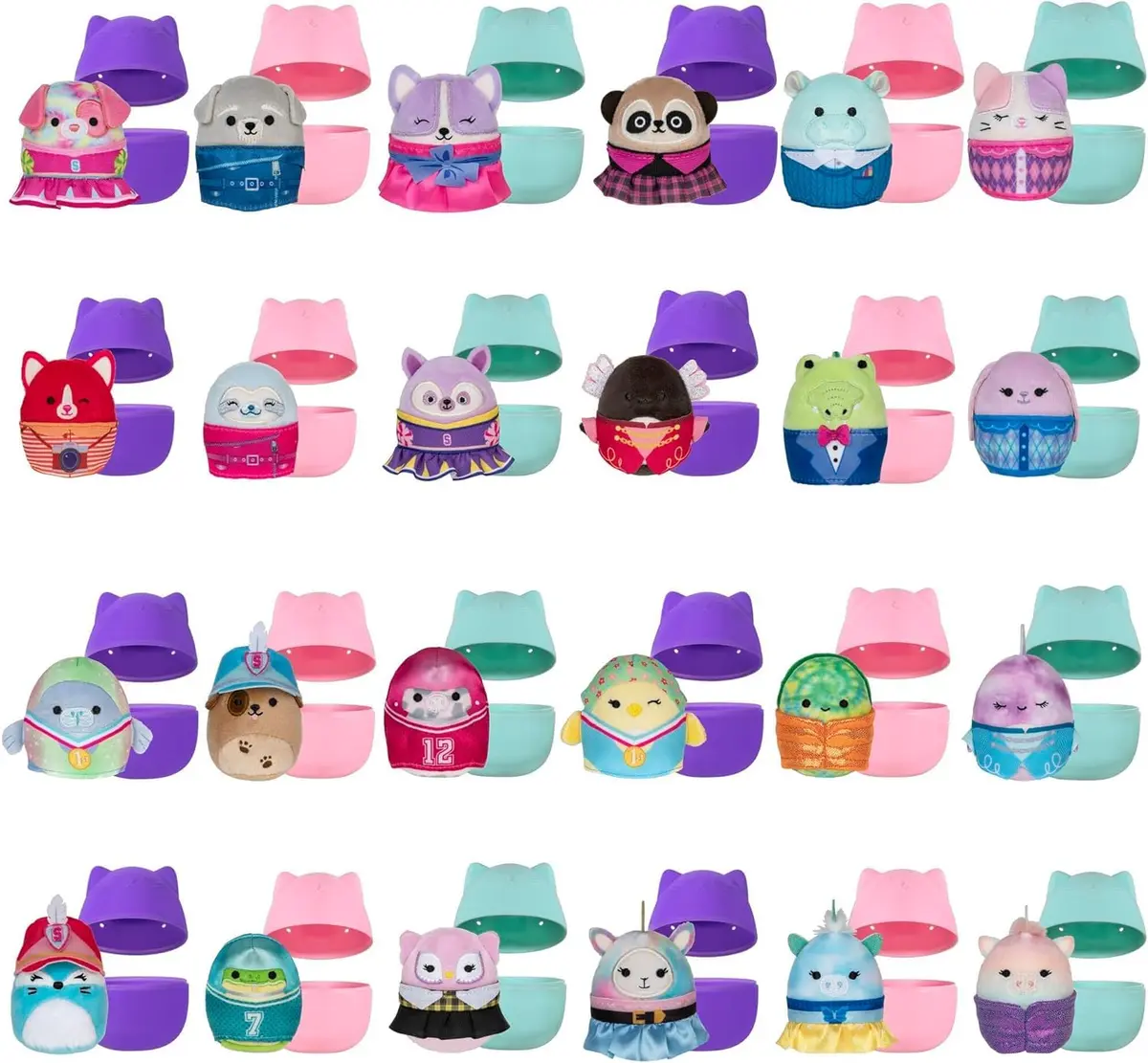 Squishmallows Squishville Series 10 Mystery Mini 12Pack | Soft Plush Collectibles for Kids & Easter Gift - view 2