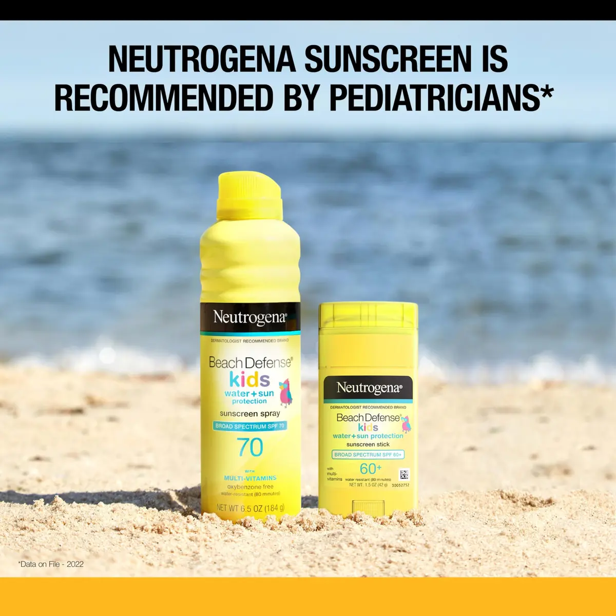 Neutrogena Beach Defense Kids Sunscreen Stick SPF 60+ 1.5 oz (44ml) | Broad Spectrum UVA/UVB Protection - view 5
