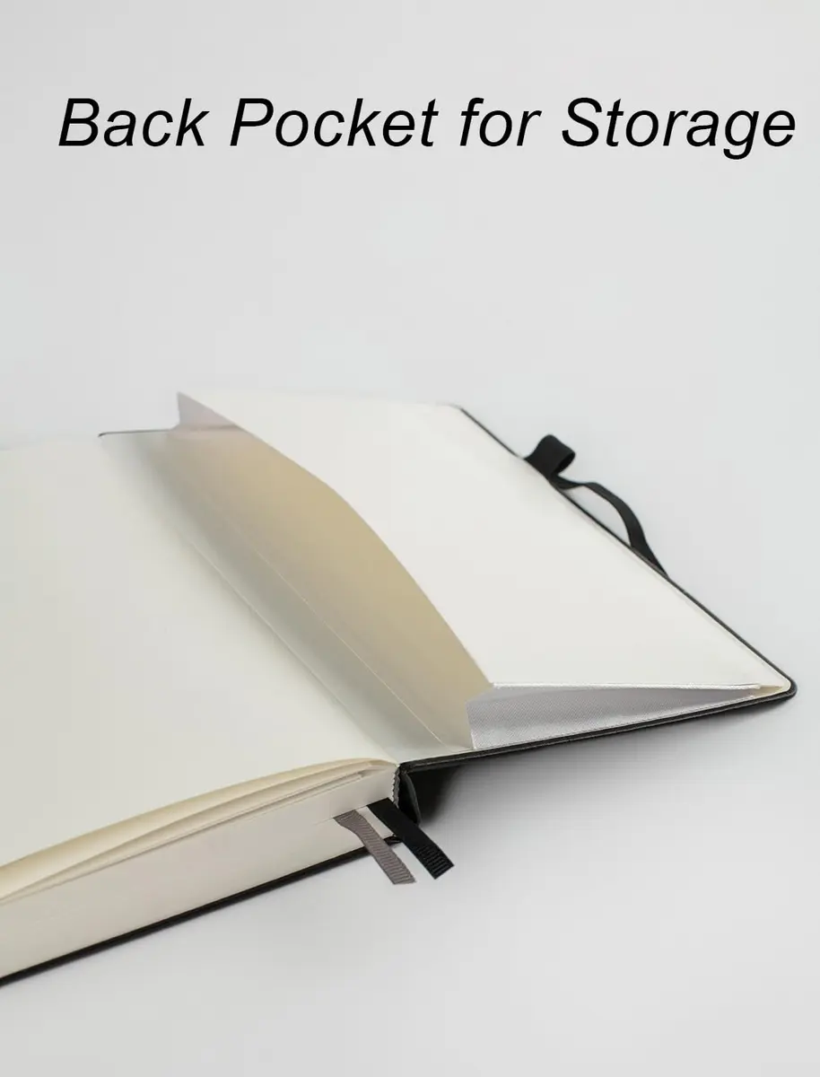 VOLINOTE Thick Bullet Notebook 366 Numbered Pages, A5 Dotted Journal 18.3cm x 21.3cm (7.2"x8.4") | Acid-Free Paper for Smooth Ink Flow - view 5