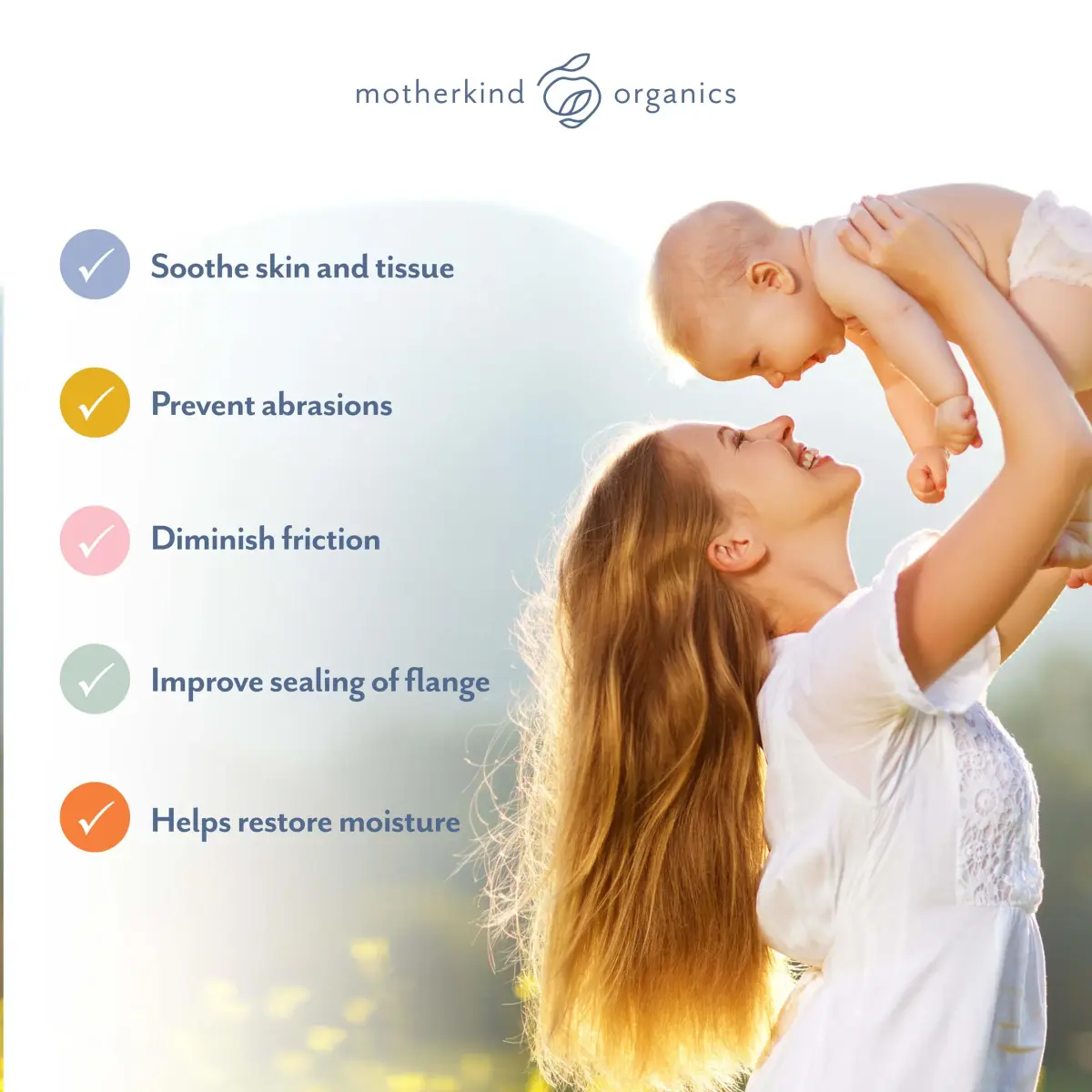 Motherkind Organics Pumping Spray Lanolin-Free USDA Organic 2 oz | Soothing Relief for Pumping Moms - view 4