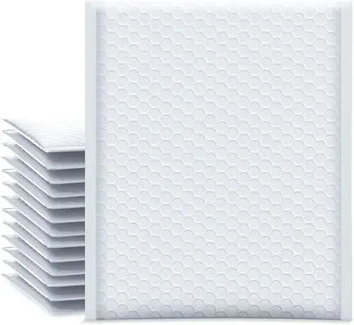 Fuxury White 3000 Pack Padded Envelopes with Bubble Lining, Usable Size 6x9" | Bulk Value Pack for Small Business - main product image