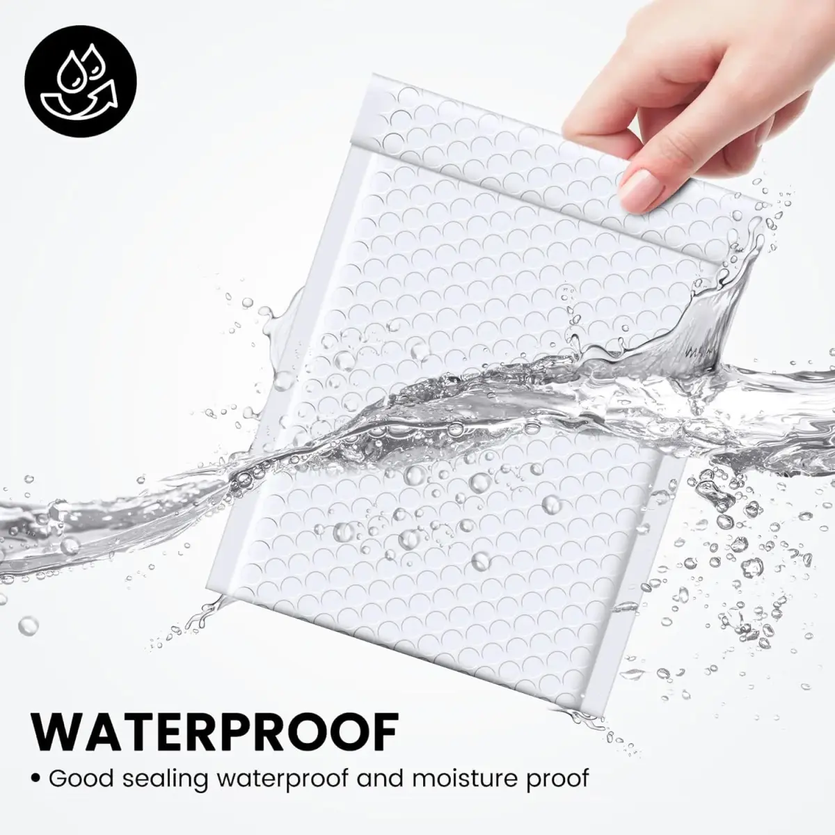 Fuxury White 3000 Pack Padded Envelopes with Bubble Lining, Usable Size 6x9" | Bulk Value Pack for Small Business - view 4