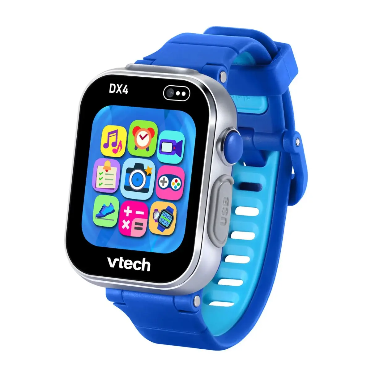 VTech KidiZoom Smartwatch DX4 Blue 22.6cm (8.9" x 0.6" x 1.7") | Dual Cameras, AR Games, Time Practice - main product image