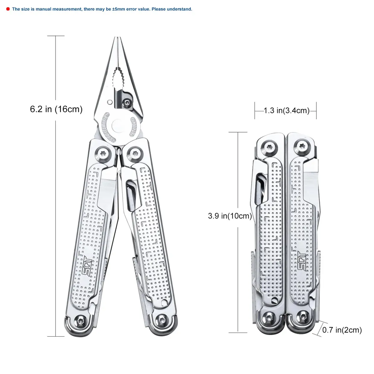 SQT2048 20-in-1 Multitool Foldable & Self-Locking | Compact, Durable, All-in-One Tool for DIY & Outdoors - view 2