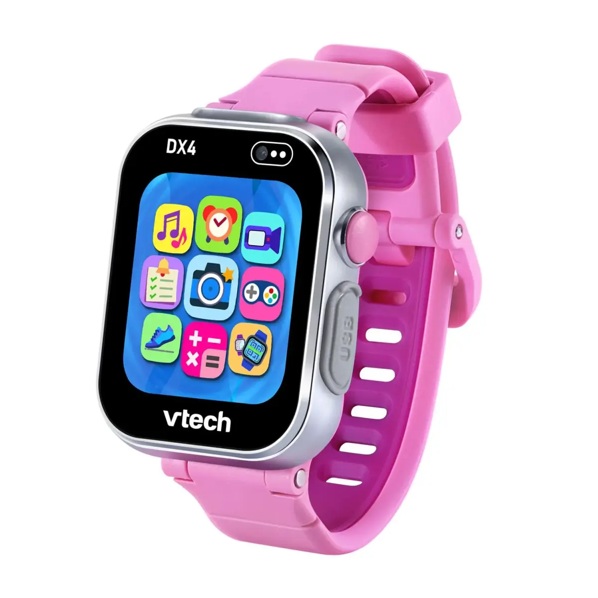 VTech KidiZoom Smartwatch DX4 Pink 22.5cm (8.86in) | Splash-Proof Kids Smartwatch with Dual Cameras & Games - main product image