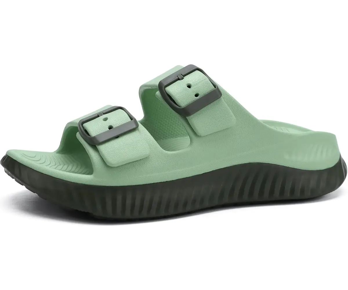 KuaiLu Womens Recovery Sandals with Comfortable Arch Support Green Size 8 - main product image