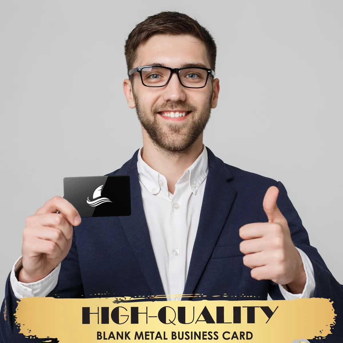 weparmeety Metal Business Cards 86 x 54 mm | Aluminum Laser Engraving Blanks in 5 Colors - view 7