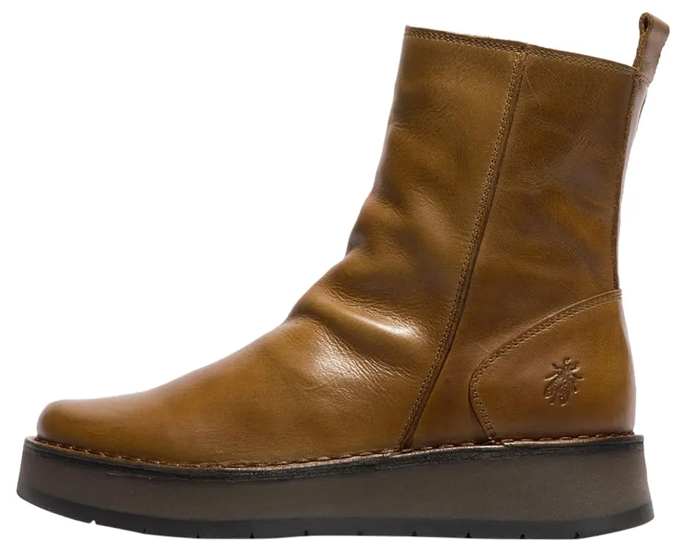 Fly London Reno053fly Ankle Boot | Modern Leather Winter Boot for Women - main product image