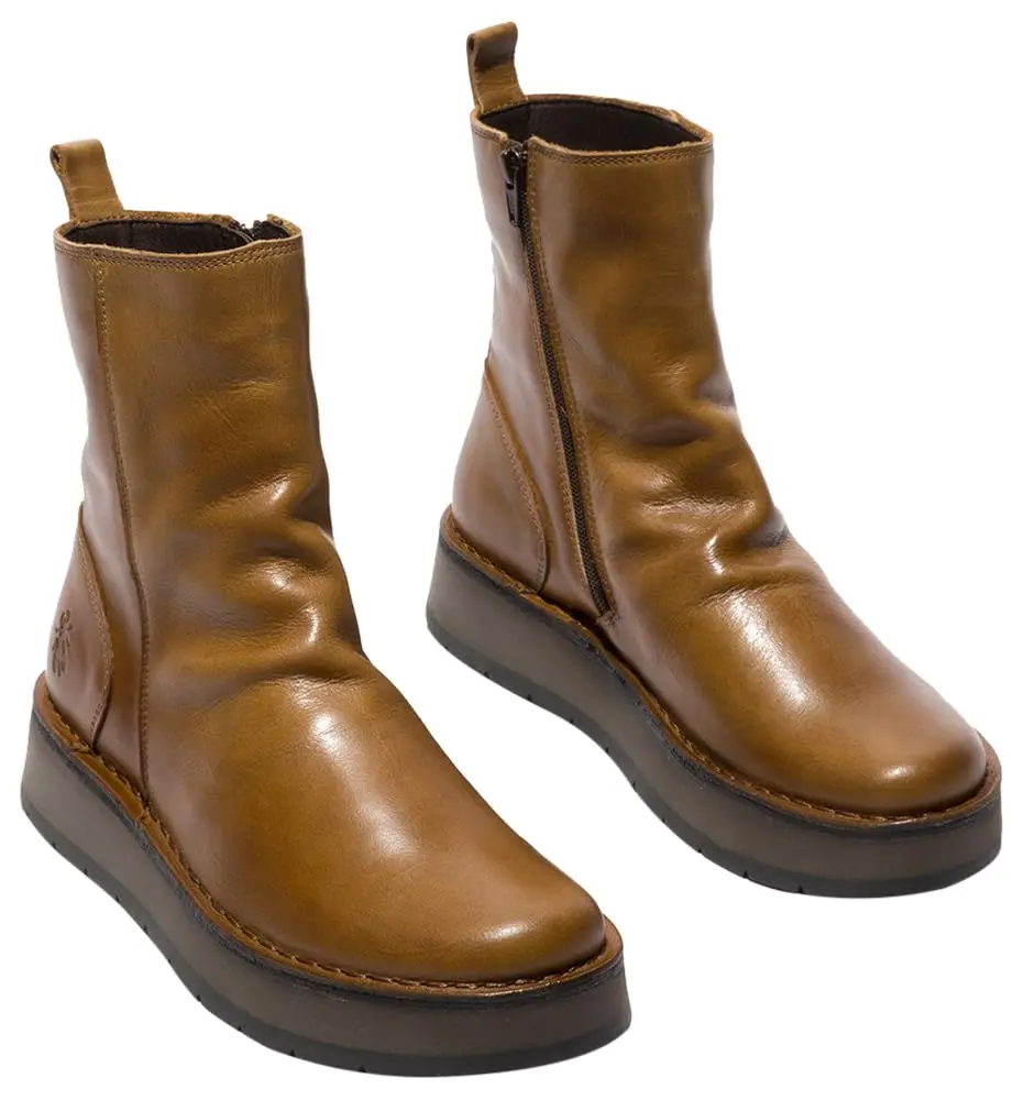 Fly London Reno053fly Ankle Boot | Modern Leather Winter Boot for Women - view 2