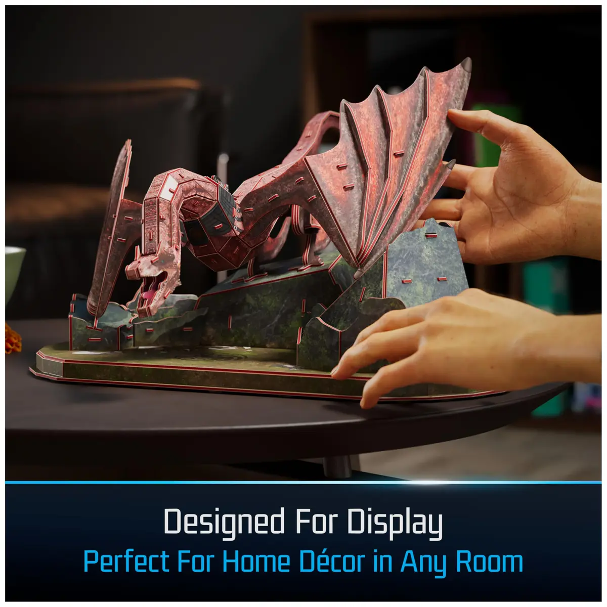 4D Build House of the Dragon Caraxes Dragon 3D Model Kit 101 Pcs | Educational Spatial Awareness Puzzle - view 5