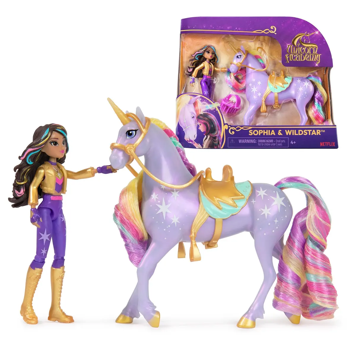 Unicorn Academy Sophia & Wildstar Playset with 2 Accessories, Unicorn Toys, Ages 4+ | Imaginative Unicorn Adventure - main product image