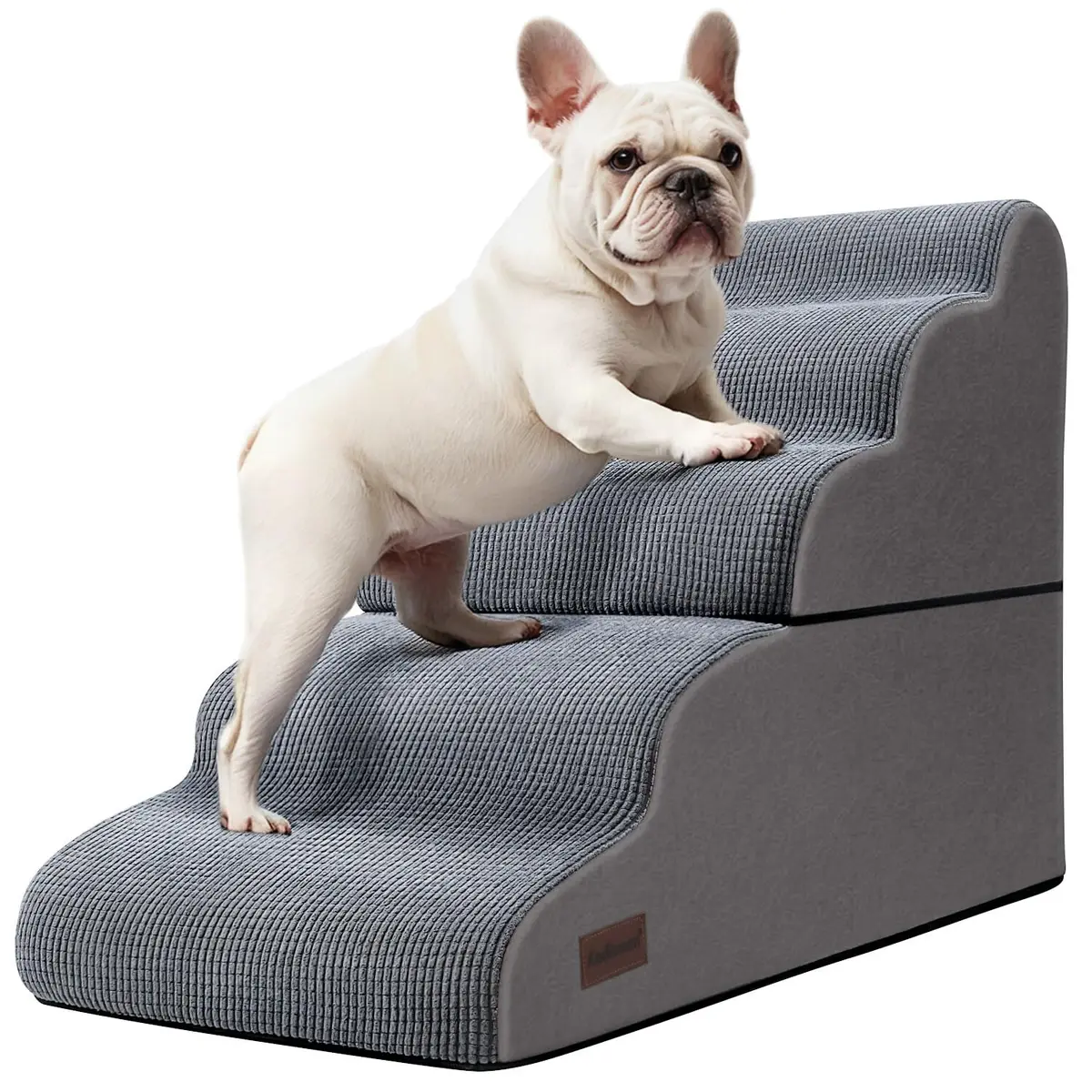 aodisman 5-Step Dog Stairs and Ramp for High Bed 68.58cm (27 inches) | Stable Support for Small Dogs & Cats - main product image