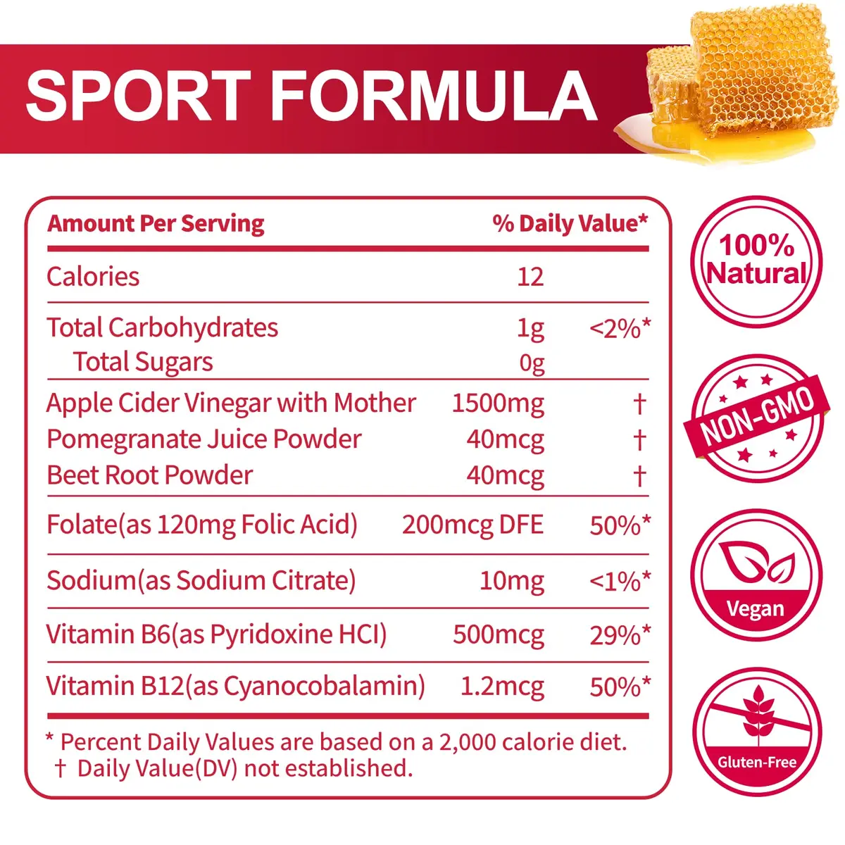 KGGCDD Apple Cider Vinegar Gummies 1500MG | Keto ACV Gummies, Vegan, Non-GMO (60 Count, 2 Pack) - view 2