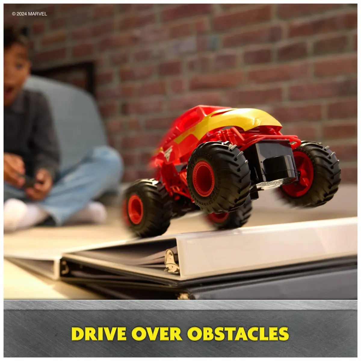 Monster Jam Marvel Iron Man RC Truck 1:24 Scale | ASTM-Tested Toy for Kids Ages 4+ - view 5