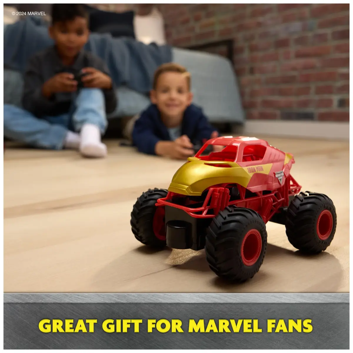 Monster Jam Marvel Iron Man RC Truck 1:24 Scale | ASTM-Tested Toy for Kids Ages 4+ - view 6