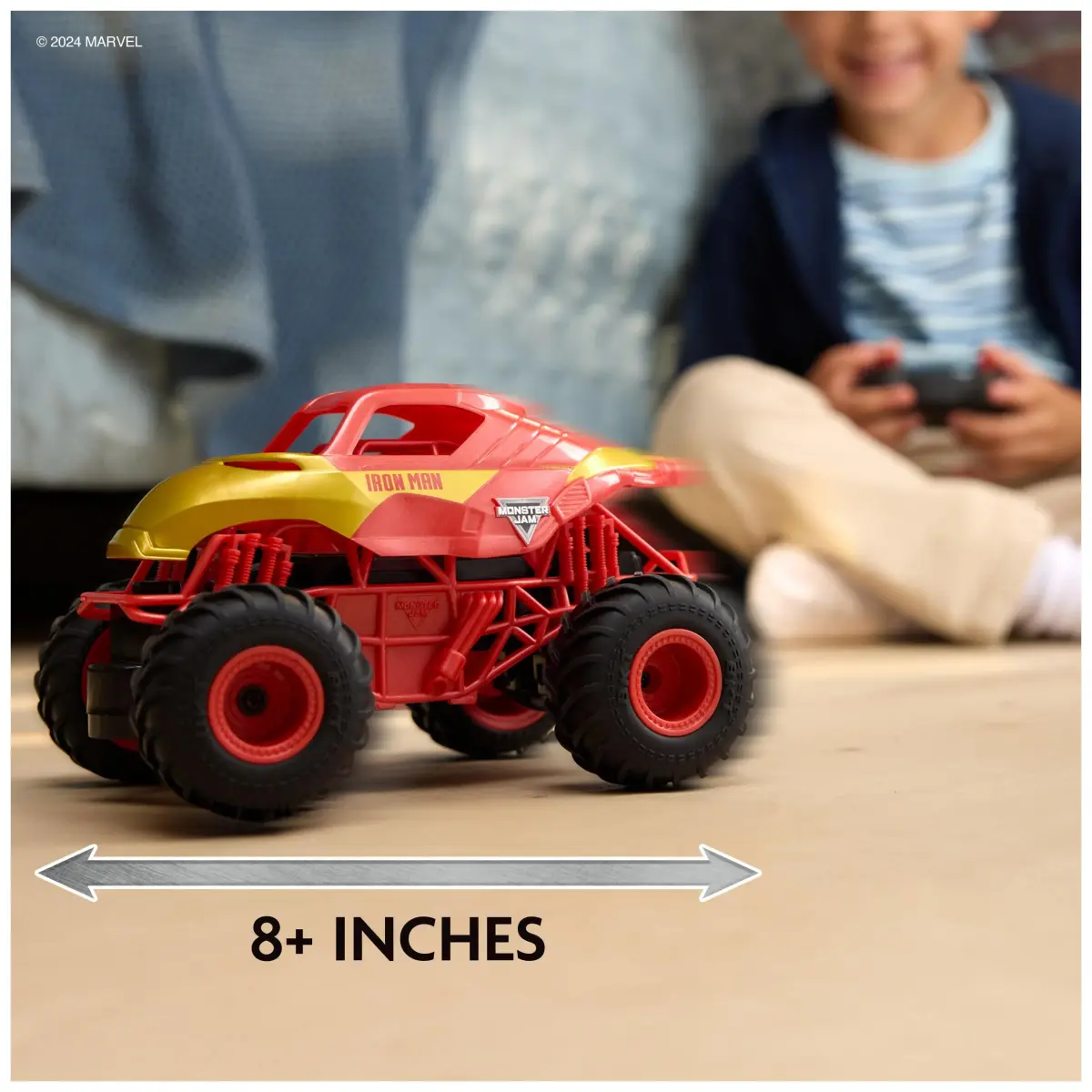 Monster Jam Marvel Iron Man RC Truck 1:24 Scale | ASTM-Tested Toy for Kids Ages 4+ - view 4